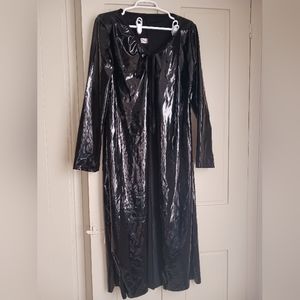 🌟 bogo 15& 👇 🌟  Long black vinyl jacket halloween cosplay dance costume